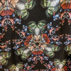 Avengers Kaleidoscope Skirt Maxi Dress